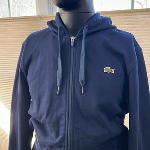 Lacoste Men's SPORT Lightweight Bi-material Hoodie